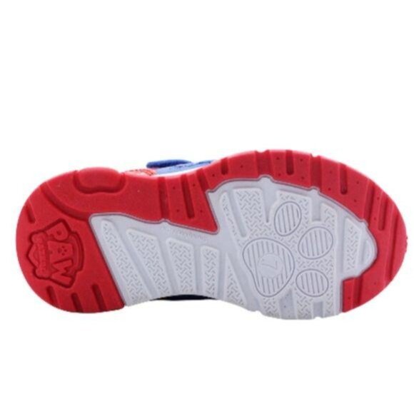 Nickelodeon Paw Patrol Toddler Light-Up Sneakers Size 11 Blue Red Self-Closure - Picture 7 of 8